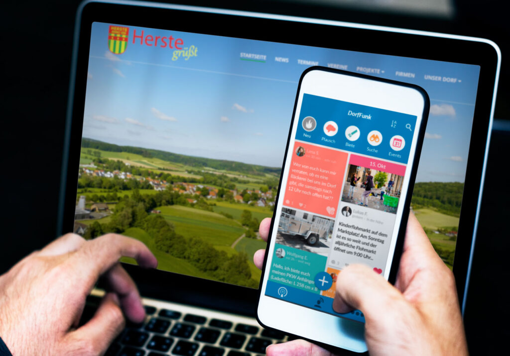 Dorffunk-App und neue Webseite